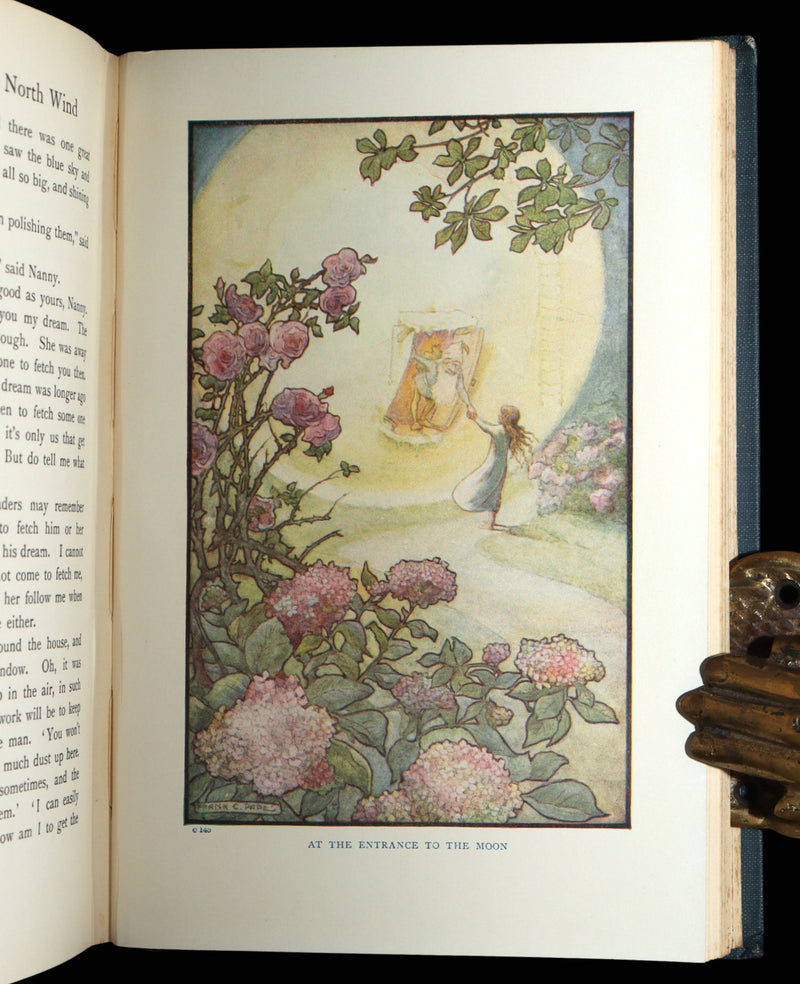 1911 Rare Book - At the Back of the North Wind Illustrated by Frank C. Pape