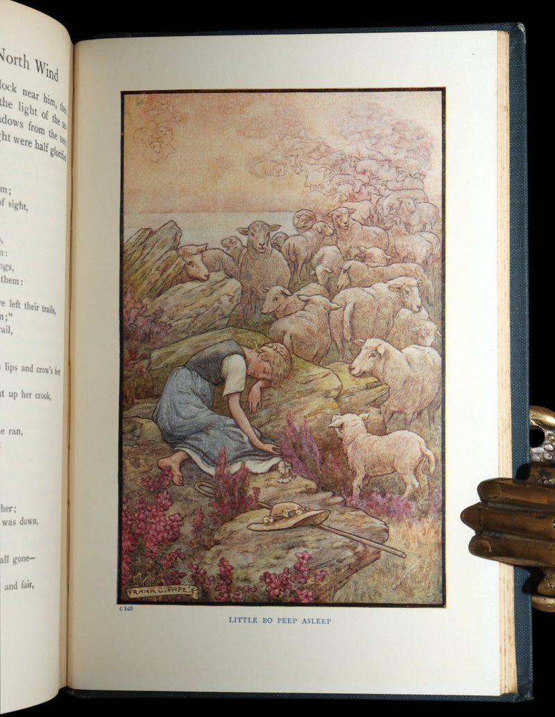 1911 Rare Book - At the Back of the North Wind Illustrated by Frank C. Pape