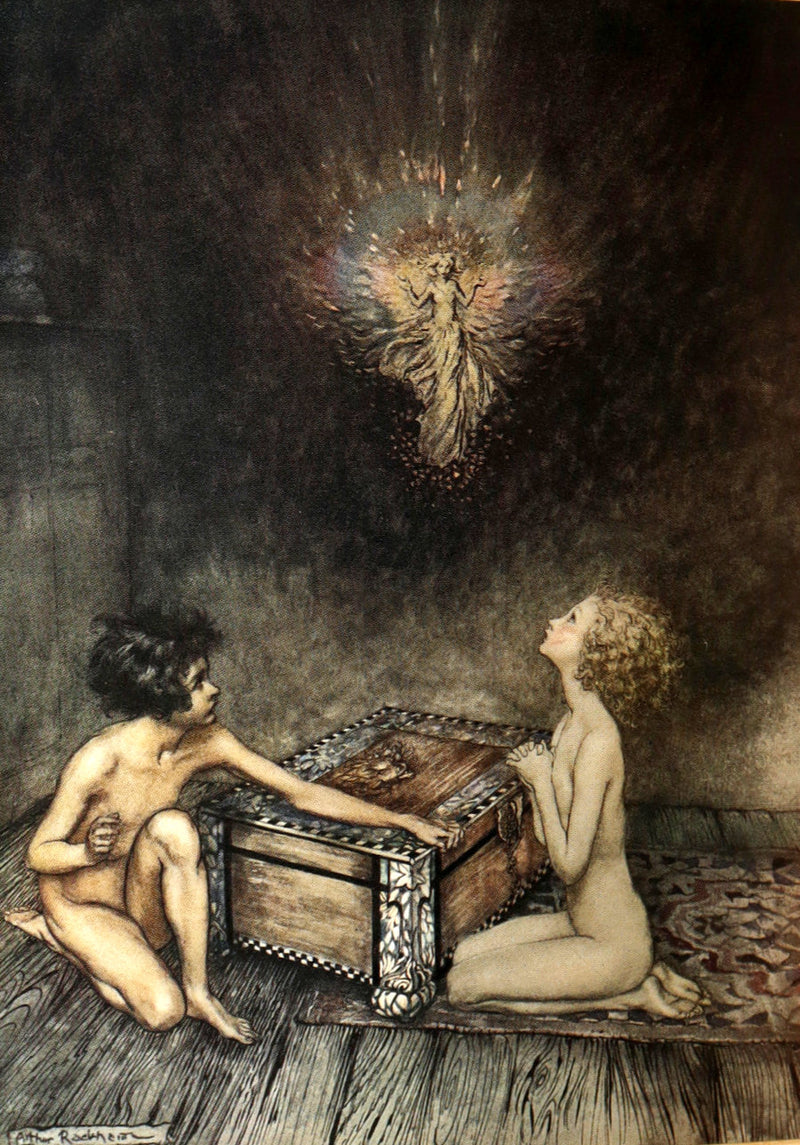 1922 Rare First Edition - Hawthorne's Wonder Book illustrated by Arthur Rackham