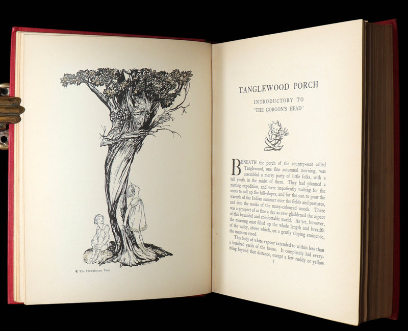 1922 Rare First Edition - Hawthorne's Wonder Book illustrated by Arthur Rackham
