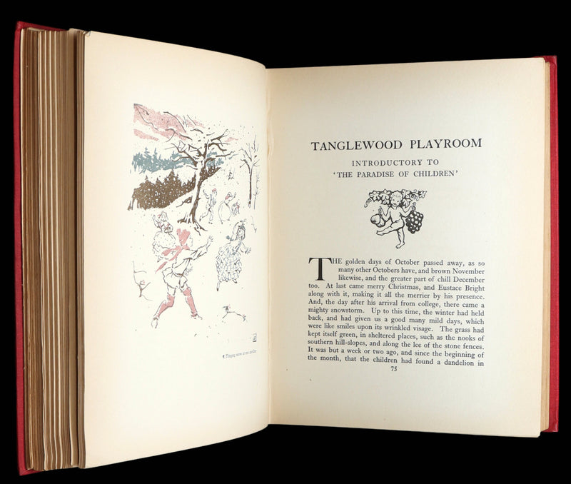 1922 Rare First Edition - Hawthorne's Wonder Book illustrated by Arthur Rackham