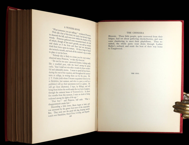 1922 Rare First Edition - Hawthorne's Wonder Book illustrated by Arthur Rackham