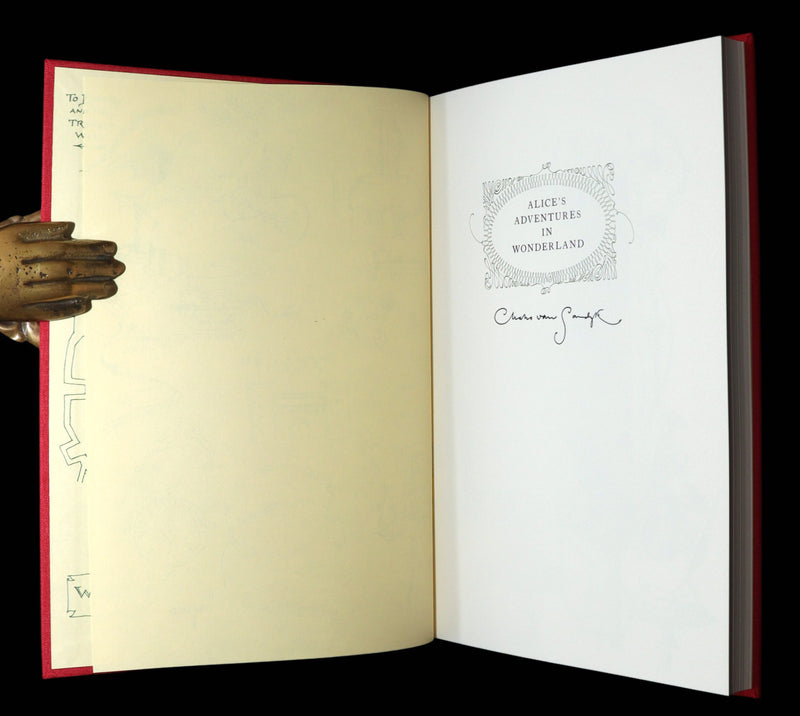 2019 Signed First Edition - Alice in Wonderland, Charles van Sandwyk Illustrator