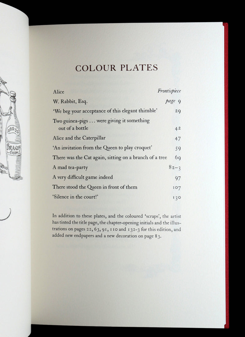 2019 Signed First Edition - Alice in Wonderland, Charles van Sandwyk Illustrator