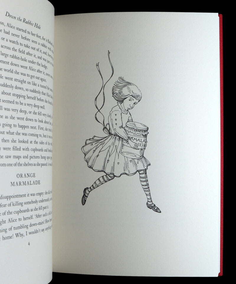 2019 Signed First Edition - Alice in Wonderland, Charles van Sandwyk Illustrator
