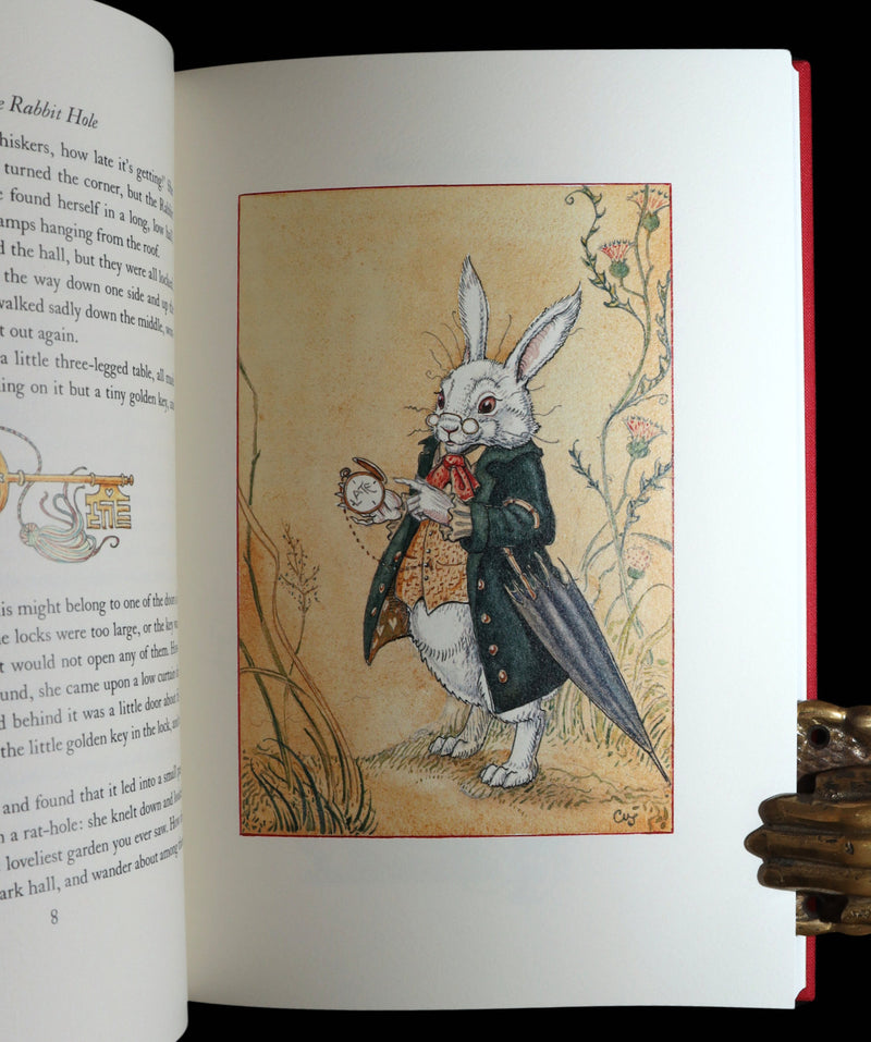 2019 Signed First Edition - Alice in Wonderland, Charles van Sandwyk Illustrator
