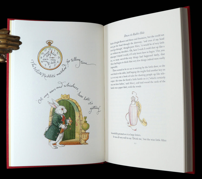 2019 Signed First Edition - Alice in Wonderland, Charles van Sandwyk Illustrator