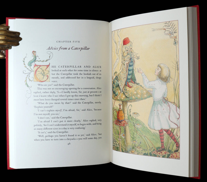 2019 Signed First Edition - Alice in Wonderland, Charles van Sandwyk Illustrator