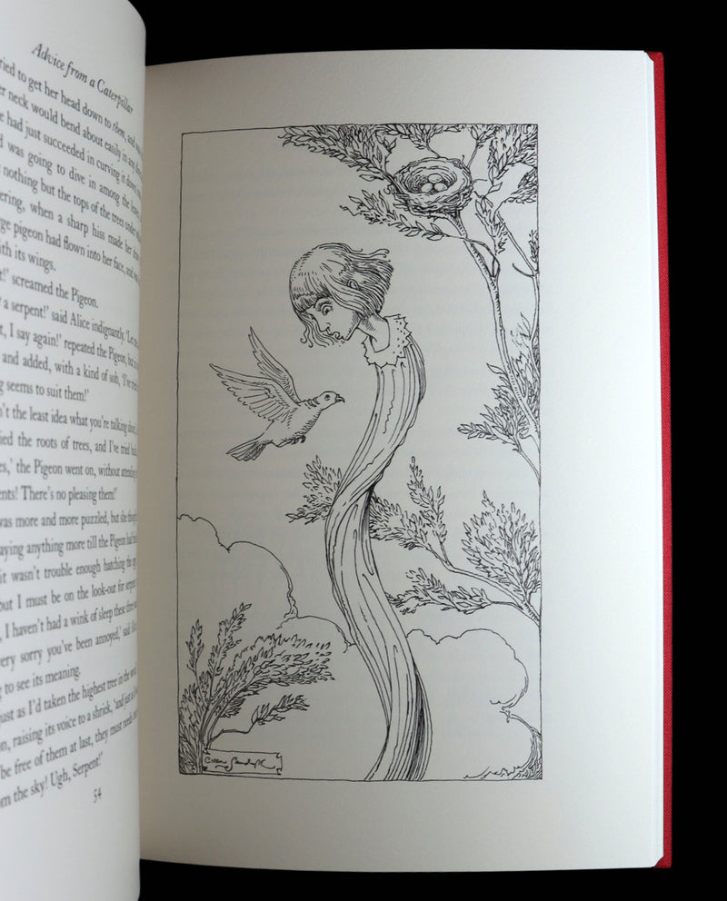 2019 Signed First Edition - Alice in Wonderland, Charles van Sandwyk Illustrator