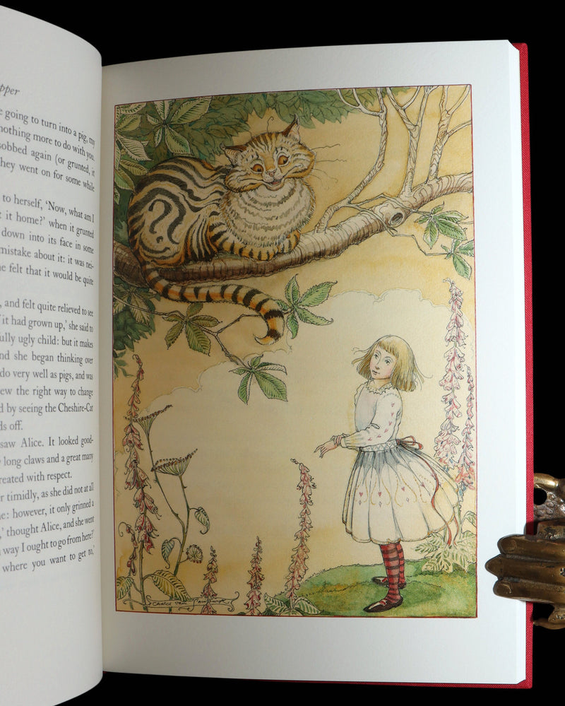 2019 Signed First Edition - Alice in Wonderland, Charles van Sandwyk Illustrator