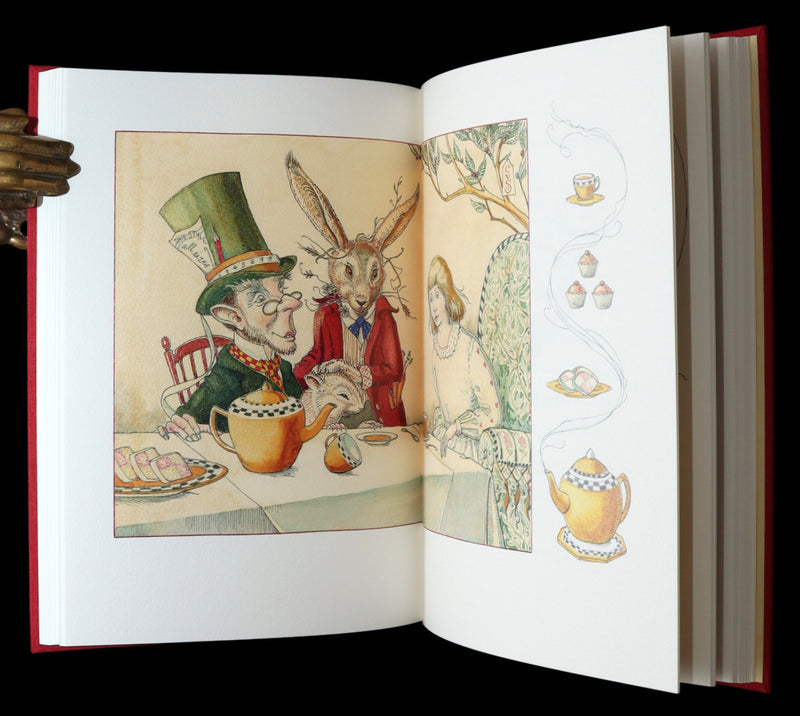2019 Signed First Edition - Alice in Wonderland, Charles van Sandwyk Illustrator
