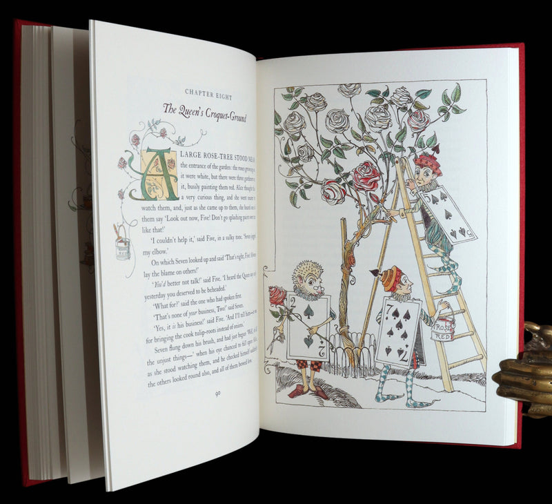 2019 Signed First Edition - Alice in Wonderland, Charles van Sandwyk Illustrator