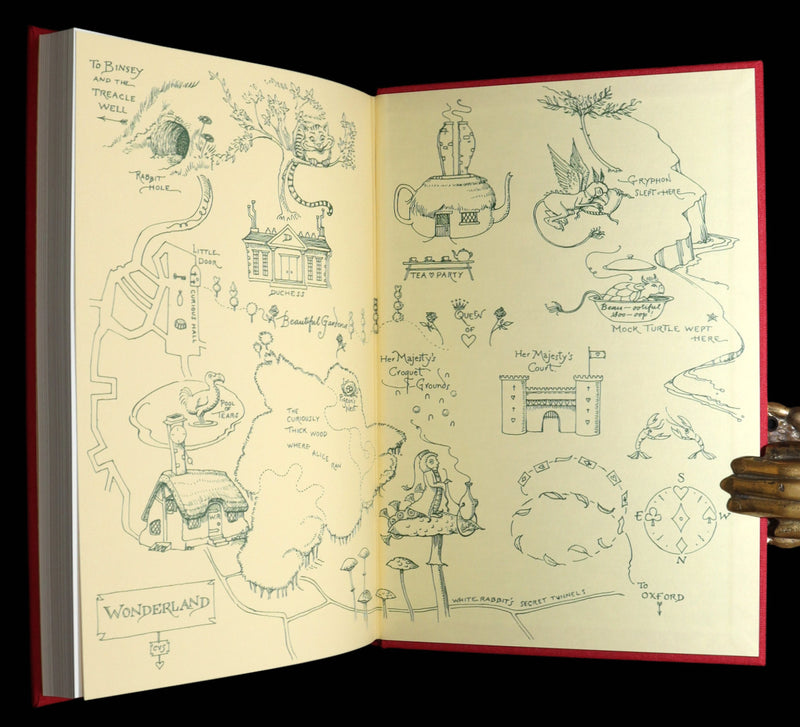 2019 Signed First Edition - Alice in Wonderland, Charles van Sandwyk Illustrator