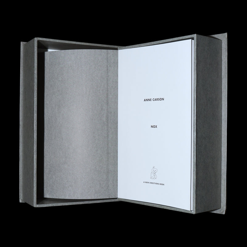 2010 Rare First Edition - Nox by Canadian Poet Anne Carson, Nobel Prize 2026