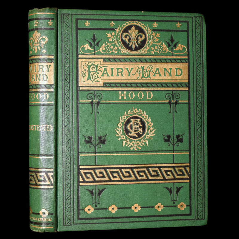 1866 Scarce Book - Fairy Land by Thomas Hood and Jane Hood, Illustrated