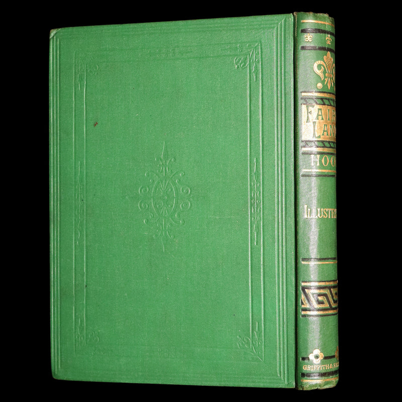 1866 Scarce Book - Fairy Land by Thomas Hood and Jane Hood, Illustrated