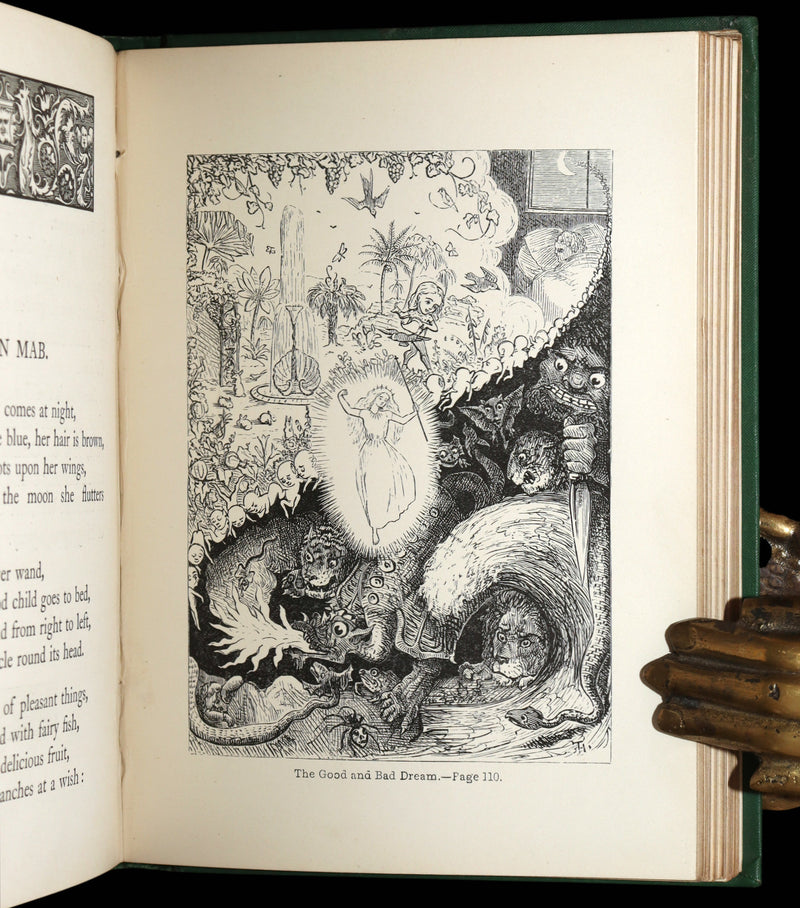 1866 Scarce Book - Fairy Land by Thomas Hood and Jane Hood, Illustrated