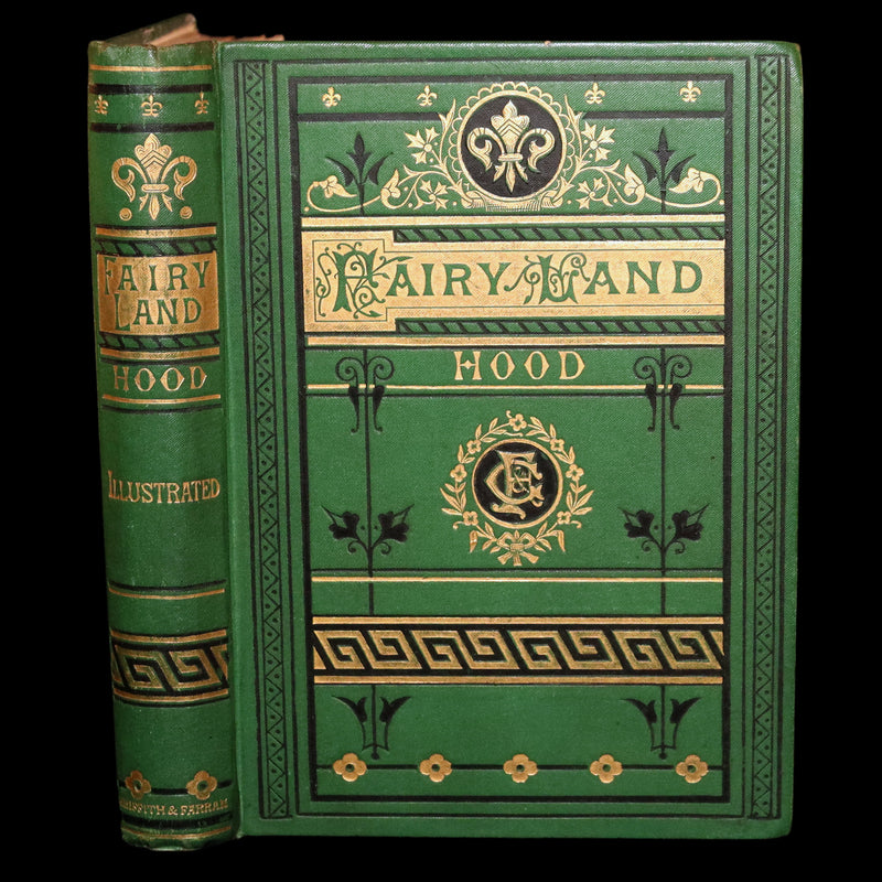 1866 Scarce Book - Fairy Land by Thomas Hood and Jane Hood, Illustrated