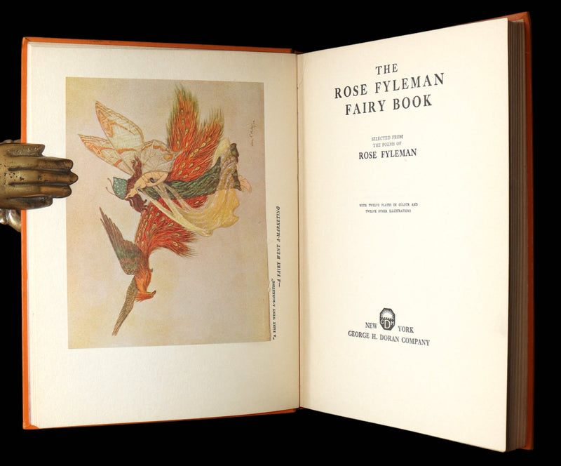 1923 Rare First Edition - The Rose Fyleman Fairy Book Illustrated by H.T. Miller