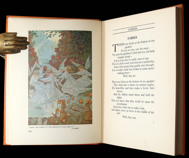 1923 Rare First Edition - The Rose Fyleman Fairy Book Illustrated by H.T. Miller