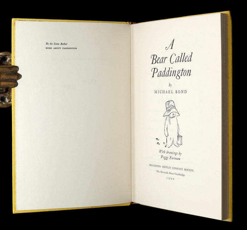 1960 First US Edition - A Bear Called Paddington by Michael Bond