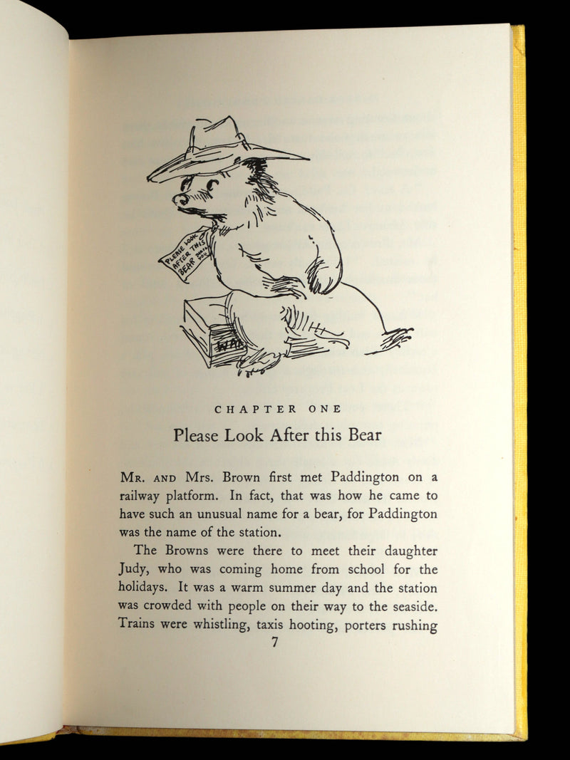 1960 First US Edition - A Bear Called Paddington by Michael Bond