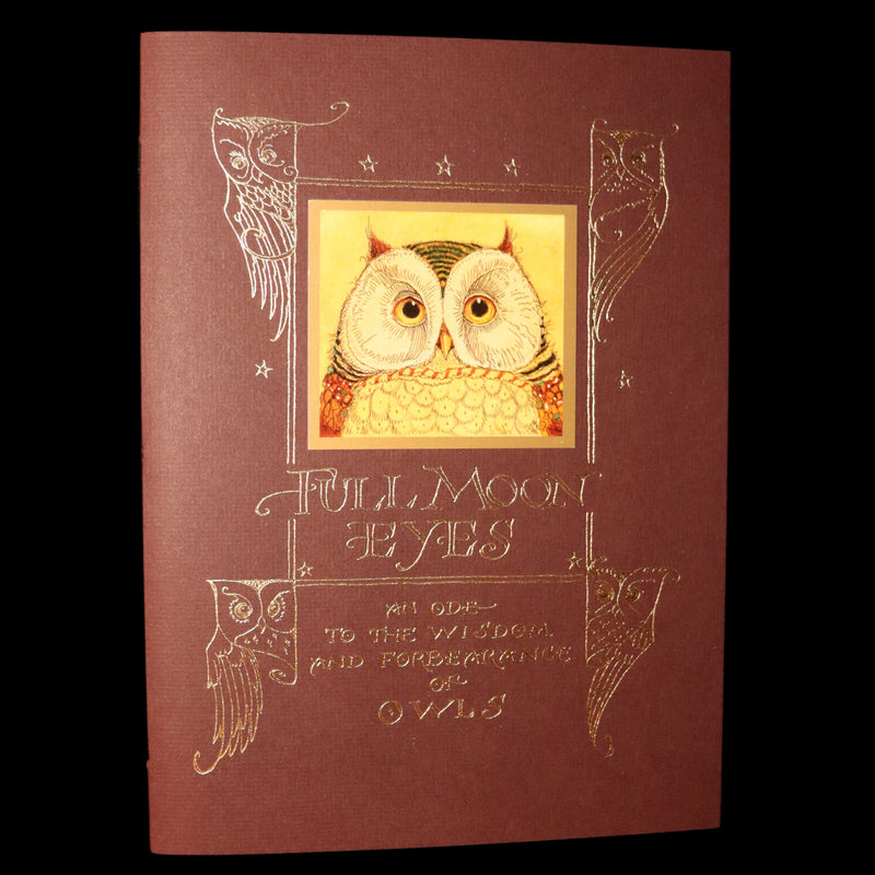 2012 Rare Signed 1stED - Full Moon Eyes; Ode to Owls by Charles van Sandwyk