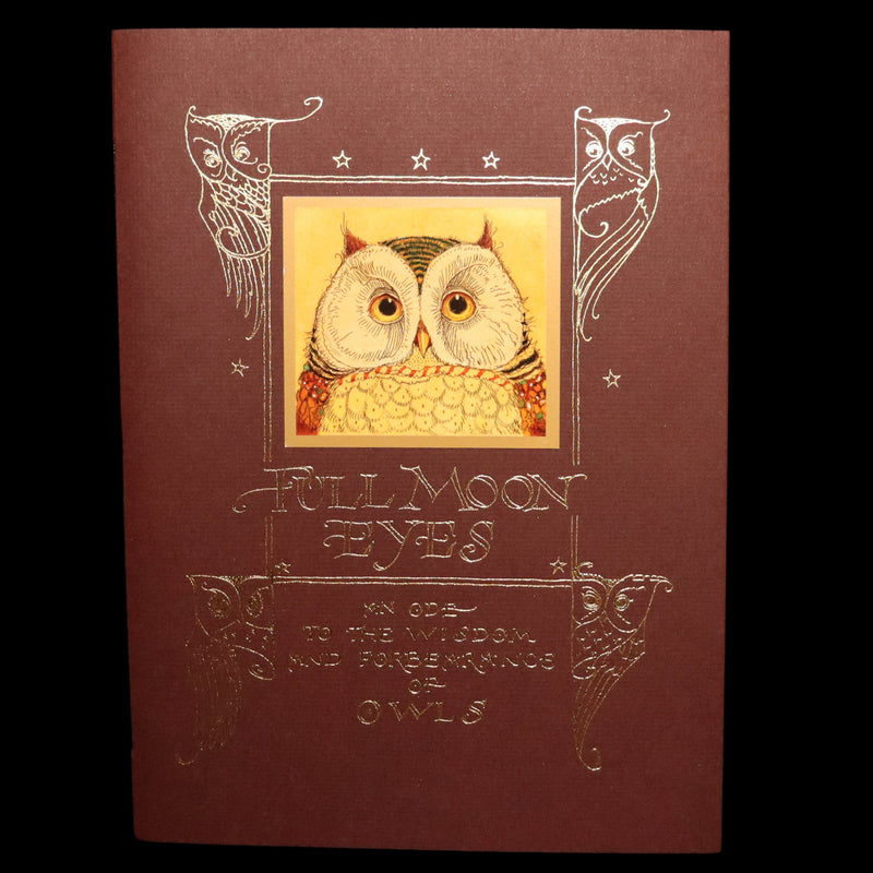 2012 Rare Signed 1stED - Full Moon Eyes; Ode to Owls by Charles van Sandwyk