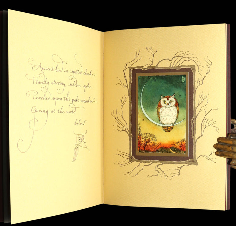 2012 Rare Signed 1stED - Full Moon Eyes; Ode to Owls by Charles van Sandwyk
