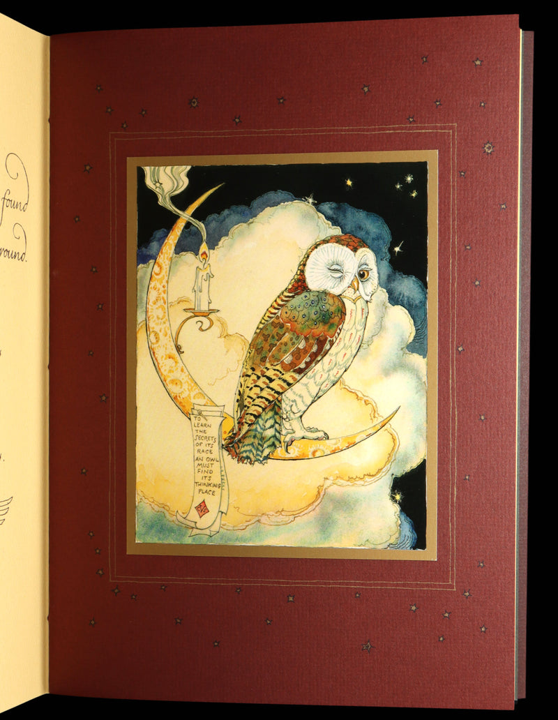 2012 Rare Signed 1stED - Full Moon Eyes; Ode to Owls by Charles van Sandwyk