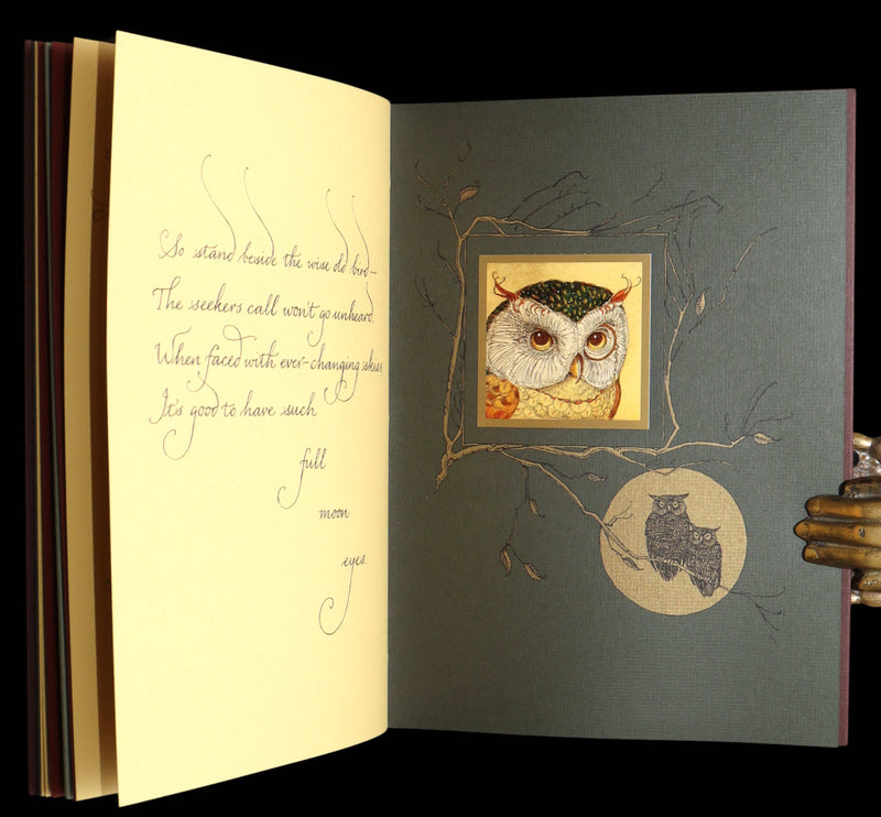 2012 Rare Signed 1stED - Full Moon Eyes; Ode to Owls by Charles van Sandwyk