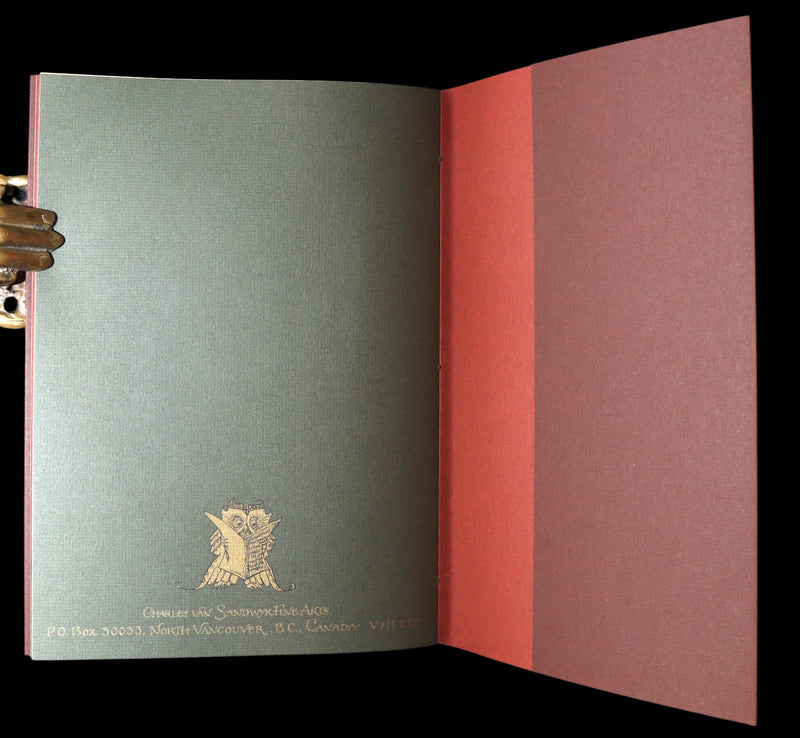 2012 Rare Signed 1stED - Full Moon Eyes; Ode to Owls by Charles van Sandwyk