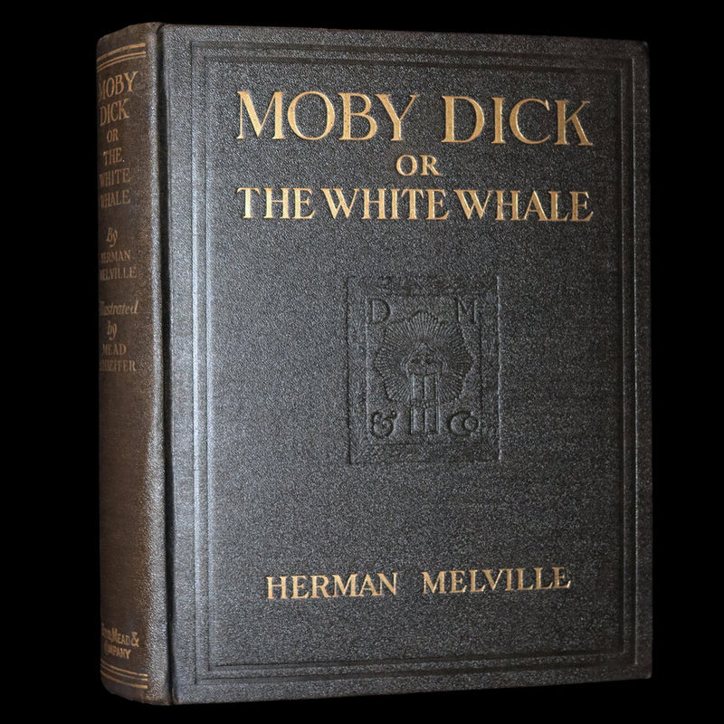 1923 Rare Book - Moby Dick or The White Whale illustrated by Mead Schaeffer