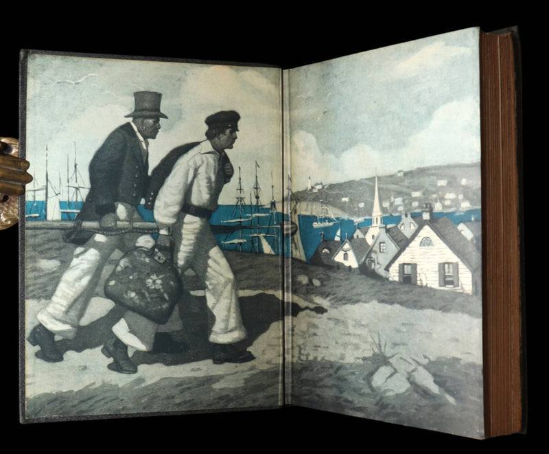 1923 Rare Book - Moby Dick or The White Whale illustrated by Mead Schaeffer