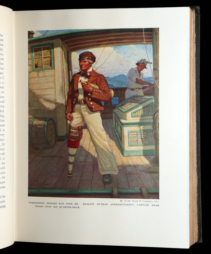 1923 Rare Book - Moby Dick or The White Whale illustrated by Mead Schaeffer