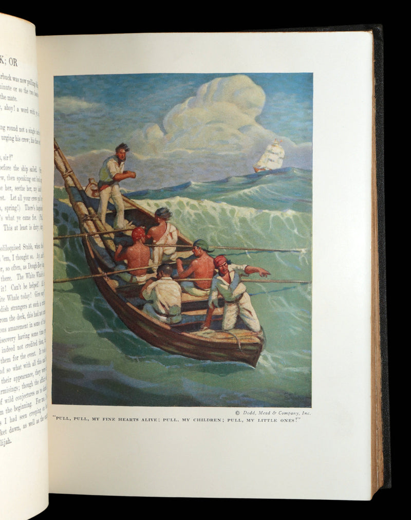 1923 Rare Book - Moby Dick or The White Whale illustrated by Mead Schaeffer