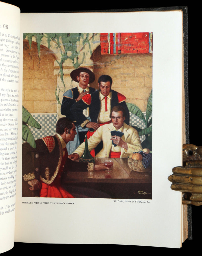 1923 Rare Book - Moby Dick or The White Whale illustrated by Mead Schaeffer