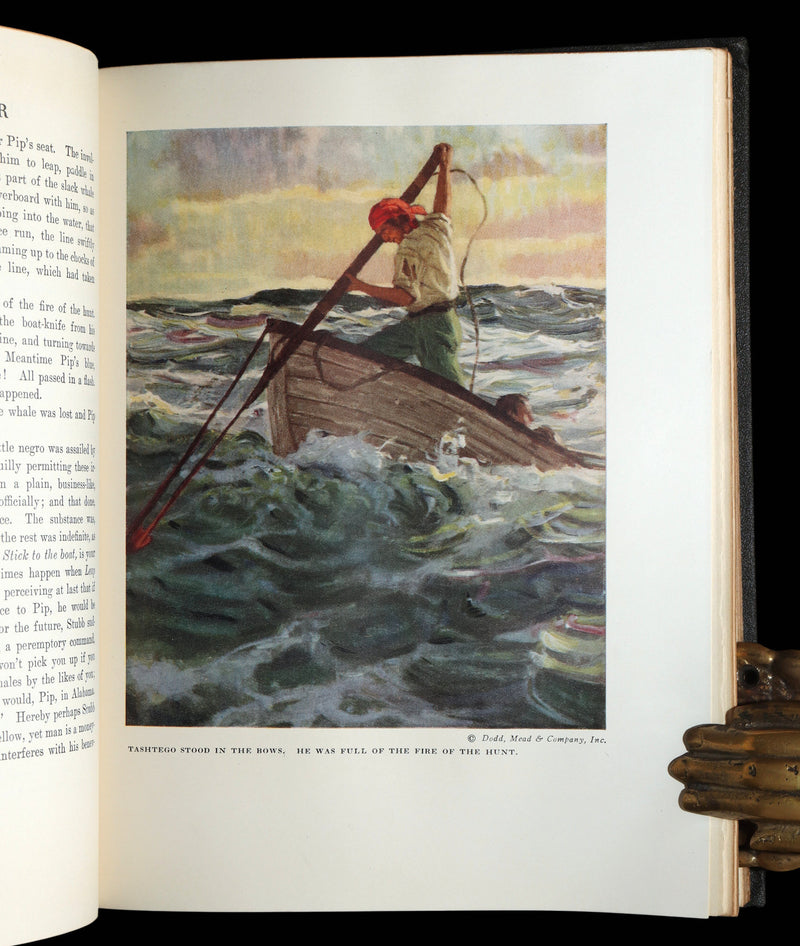 1923 Rare Book - Moby Dick or The White Whale illustrated by Mead Schaeffer