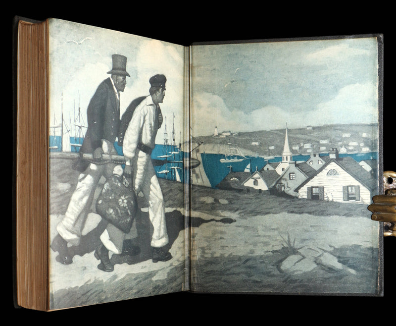1923 Rare Book - Moby Dick or The White Whale illustrated by Mead Schaeffer