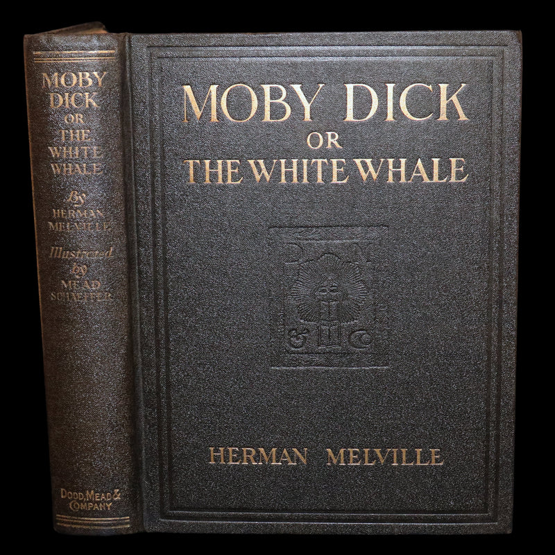 1923 Rare Book - Moby Dick or The White Whale illustrated by Mead Schaeffer