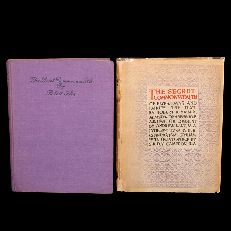 1933 Scarce Book- The Secret Commonwealth of Elves, Fauns and Fairies by R. Kirk