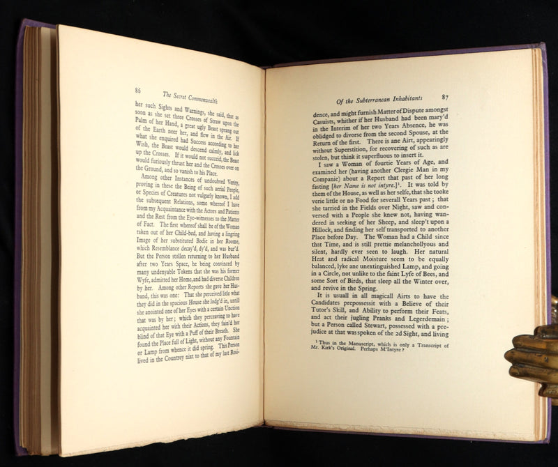 1933 Scarce Book- The Secret Commonwealth of Elves, Fauns and Fairies by R. Kirk