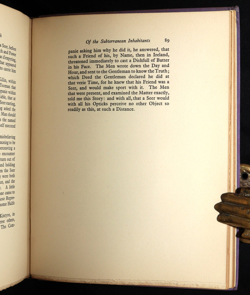 1933 Scarce Book- The Secret Commonwealth of Elves, Fauns and Fairies by R. Kirk