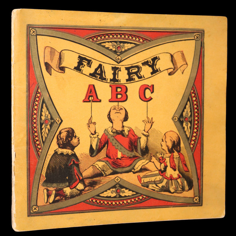 1870 Rare Victorian Hand-Colored Alphabet Book - Fairy ABC