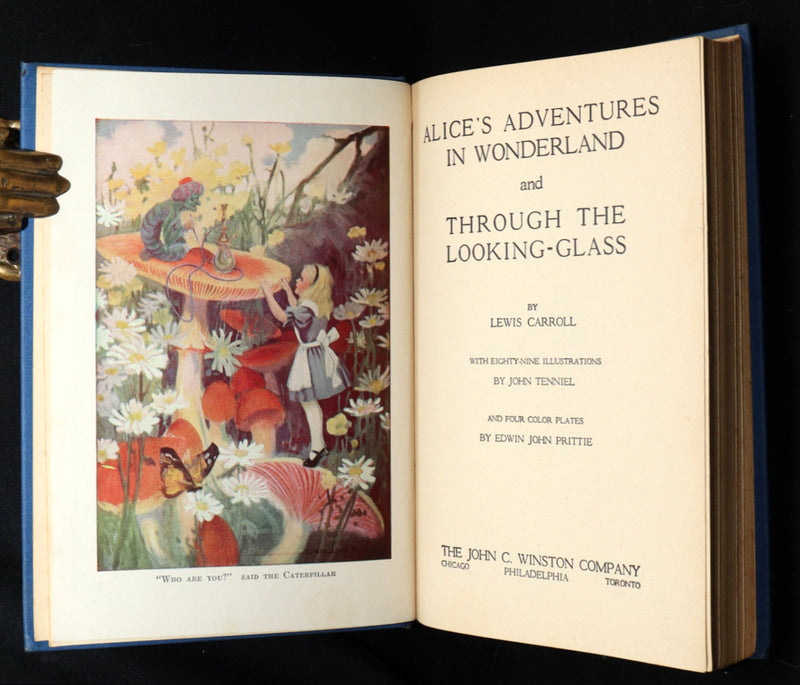 1923 First Edition illustrated by Edwin John Prittie - Alice in Wonderland