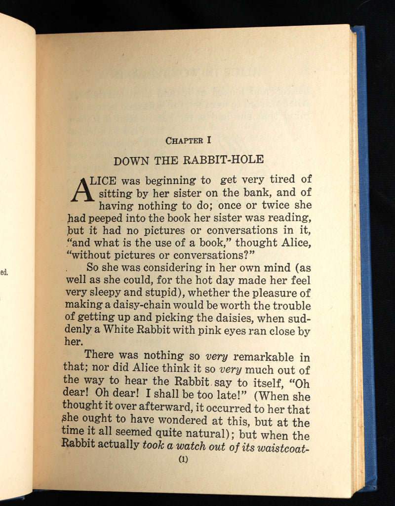1923 First Edition illustrated by Edwin John Prittie - Alice in Wonderland