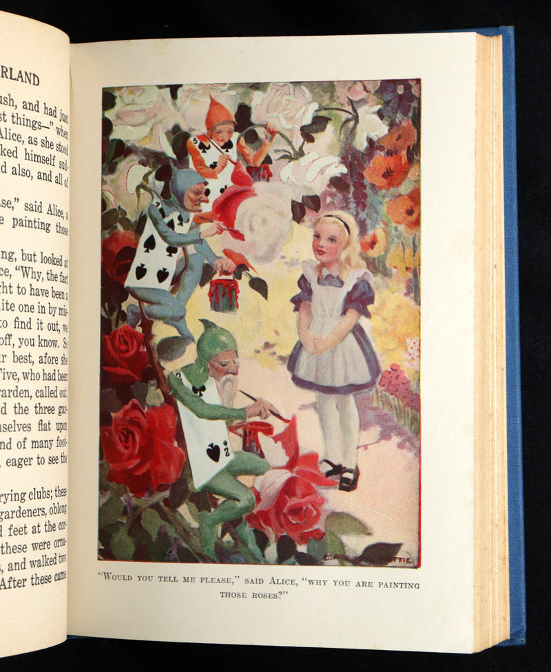 1923 First Edition illustrated by Edwin John Prittie - Alice in Wonderland