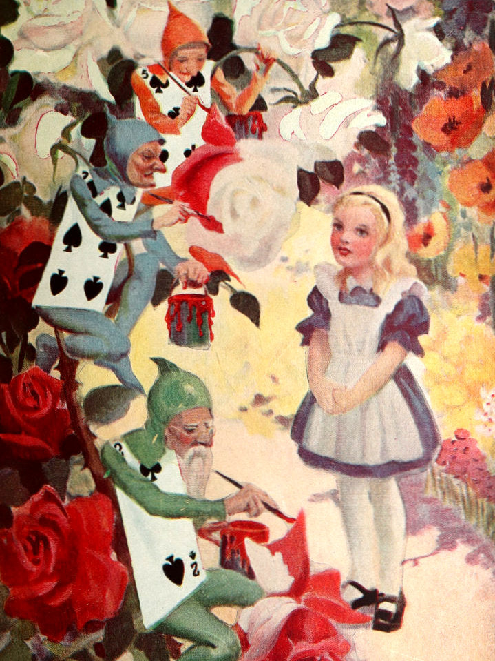 1923 First Edition illustrated by Edwin John Prittie - Alice in Wonderland