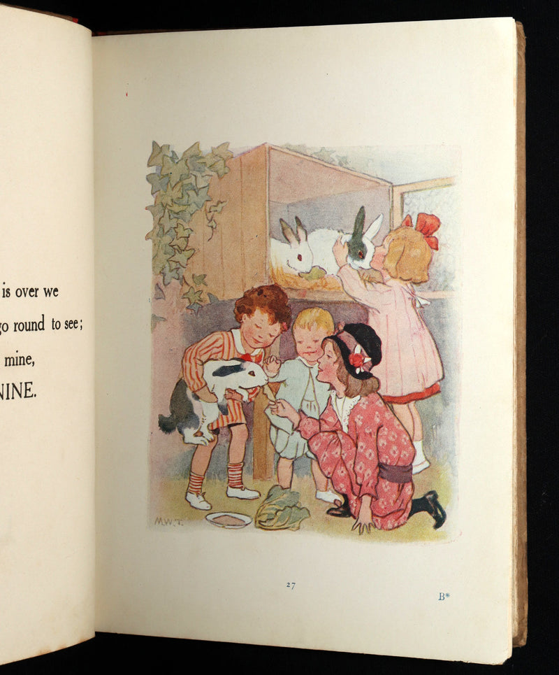 1920 Rare First Edition - The Book of the Clock by Margaret W. Tarrant