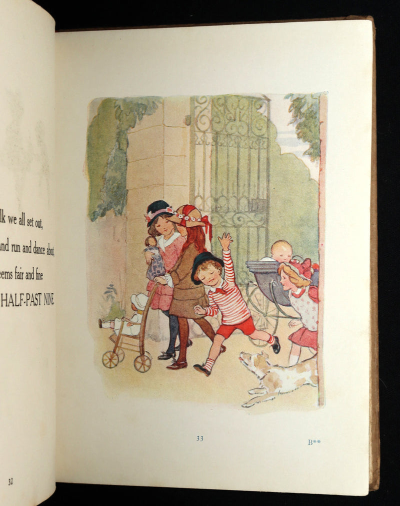 1920 Rare First Edition - The Book of the Clock by Margaret W. Tarrant